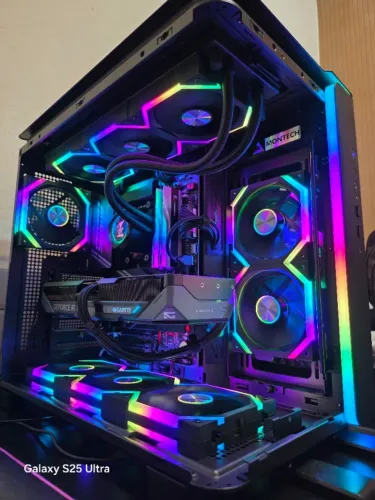 Pc Gamer Premium Absurdo Ryzen9 9950X3D COM RTX 5070 tudo com Nota fiscal