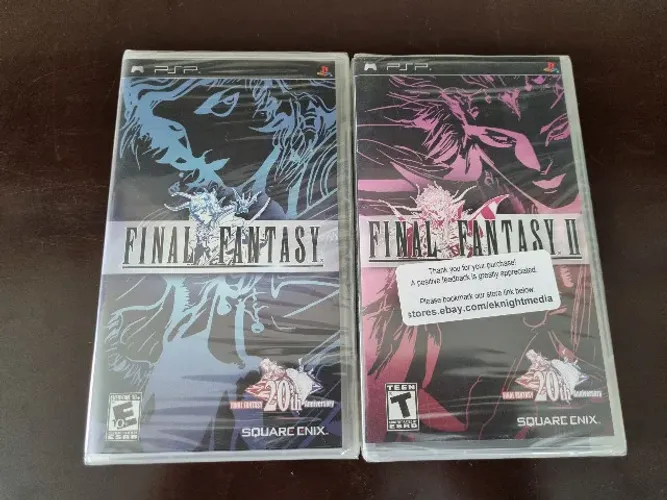 Final Fantasy 1 e 2 PSP Novos Lacrados