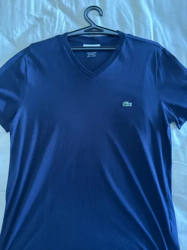 Camisa Lacoste azul original P