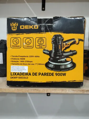 Lixadeira de Parede 900W 7' 220V 1400-2700 RPM DEKO