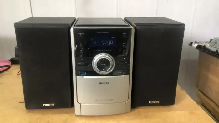 Micro System Philips MCM166 Completo com Caixas Originais (Vide descrição)