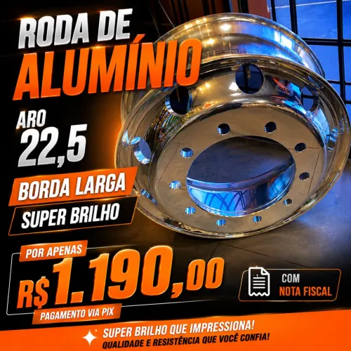 Rodas de alumínio 22.5