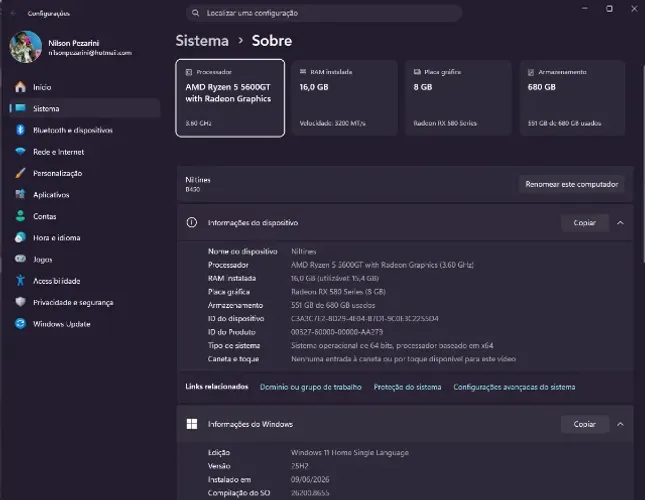 PC Gamer Completo + Setup Gamer | Ryzen5 5600GT | RX 580 8GB | 16GB RAM | Monitor 100Hz