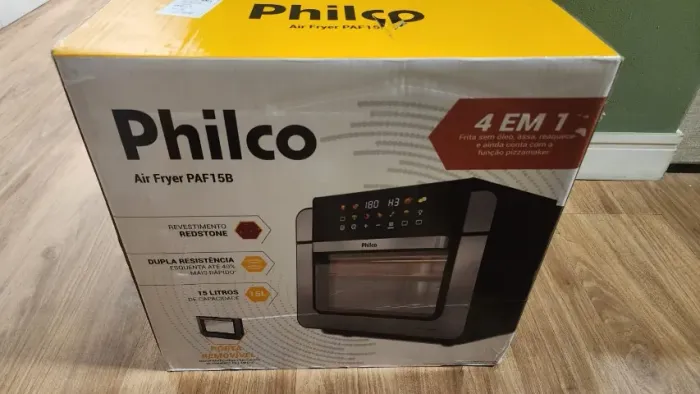 Air Fryer Oven Paf15b 15l Dupla Resistência Philco Preto