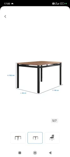 Mesa MDF com 4 cadeiras