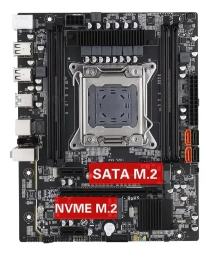 Placa-mãe Kllisre X99-B5 (Socket LGA 2011-3) DDR4 / NVMe M.2