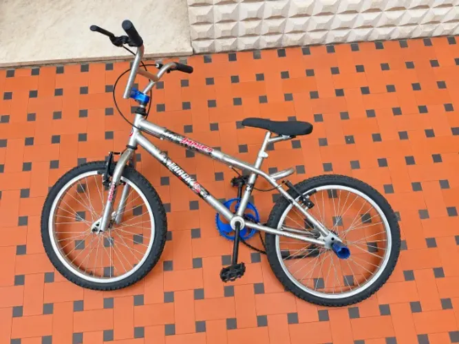 Bicicleta BMX Aro 20 Impact/Thunder - Prata - Usada