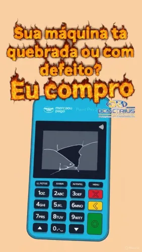 COMPRO Máquina mercado pago COM DEFEITO
