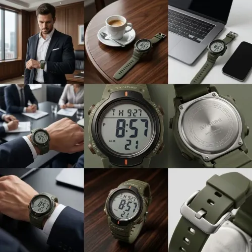 Relógio masculino esportivo original resistente à água estilo moderno e entrega grátis