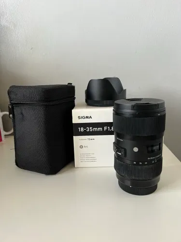 Lente Sigma Art EF 18-35 1.8
