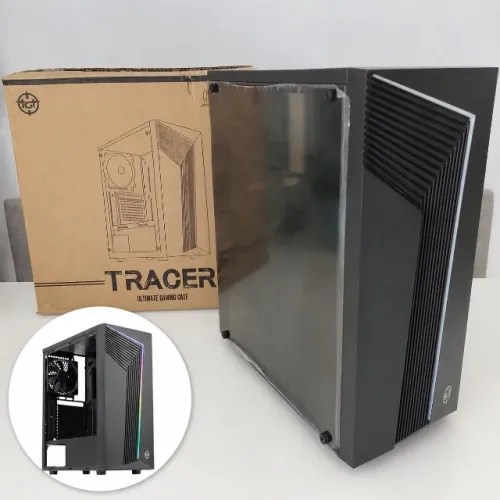 Gabinete Gamer TGT Tracer RGB ATX Acrílico 3 Fans - PROMOÇÃO