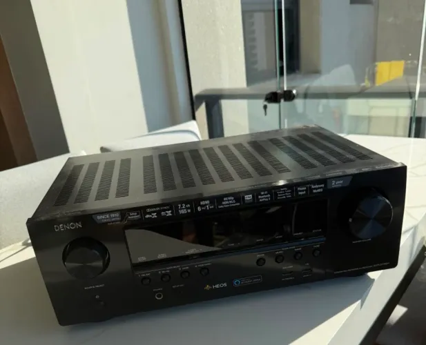 Receiver Denon AVR-S740H 7.2 Canais - Dolby Atmos | HEOS | 4K