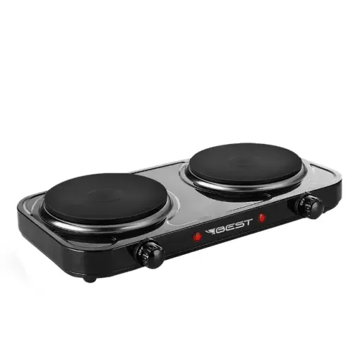 Fogão Portátil de Mesa Eletrico 2 Boca Ad-s201 2000w 220v Branco Best