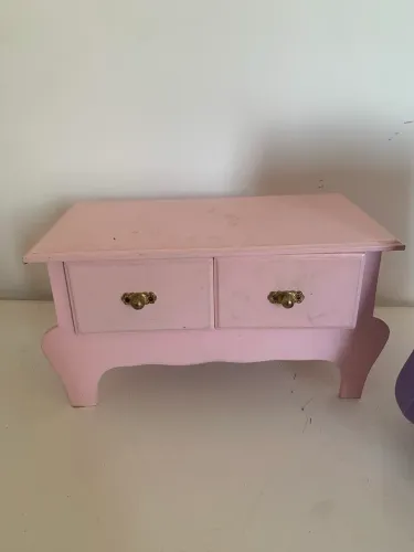 gavetinha rosa madeira 