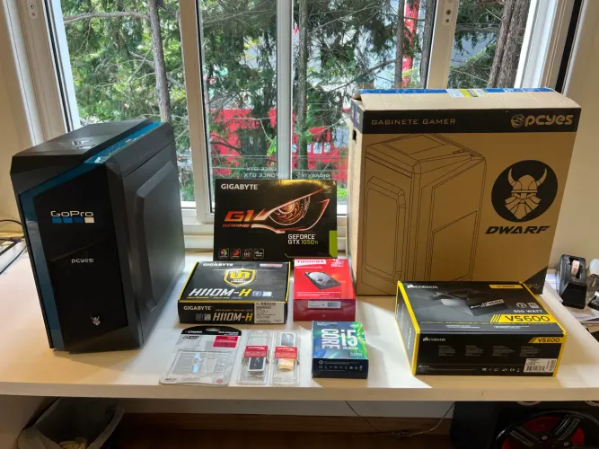 PC Gamer Pichau I5 7600K + GTX 1050Ti 4GB + HD 1TB + SSD 120GB - TROCO EM PS5