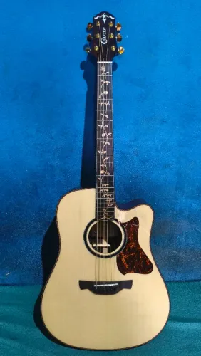 Violão Crafter D-28 pro Elétrico Regulado | Capa Inclusa