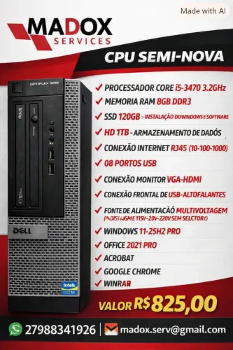 CPU DELL OPTIPLEX 3010