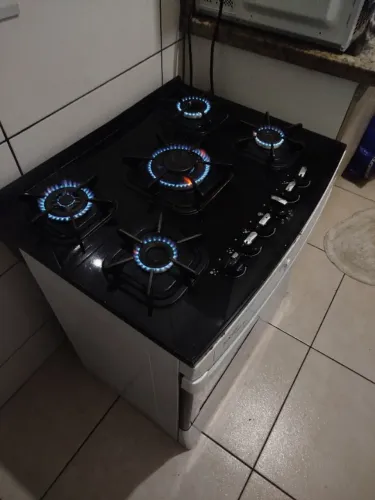 Fogão 5 bocas mesa de vidro Cooktop