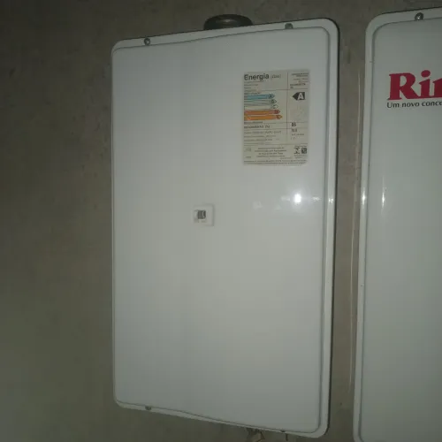 Aquecedor de água a gás rinai 35,5 litros 