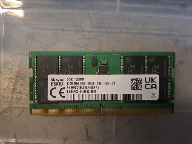 Memoria para Notebook DDR5 pente de 32GB - Garantia conosco de 90 dias