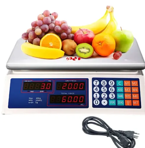 Balança Bivolt 110/220 Digital 40kg Eletrônica Com Garantia Branco 40 Kg
