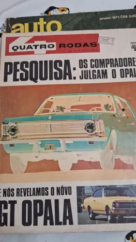 Revista quatro rodas Opala
