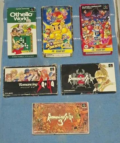 Jogos Originais Super Famicom na Caixa !!!!!!!!