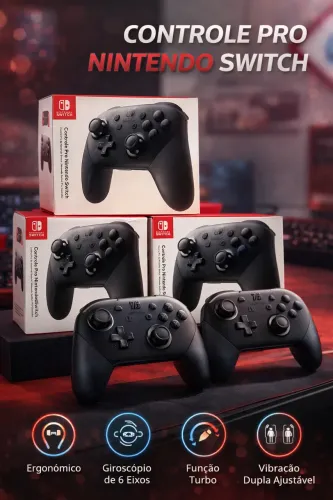PRO Controle para Nintendo Switch Oficialmente novos na caixa