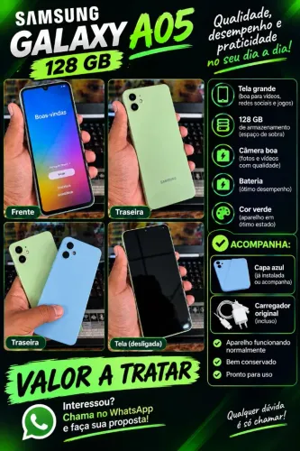 ? CELULAR USADO, BEM CONSERVADO E COM PREÇO ESPECIAL!