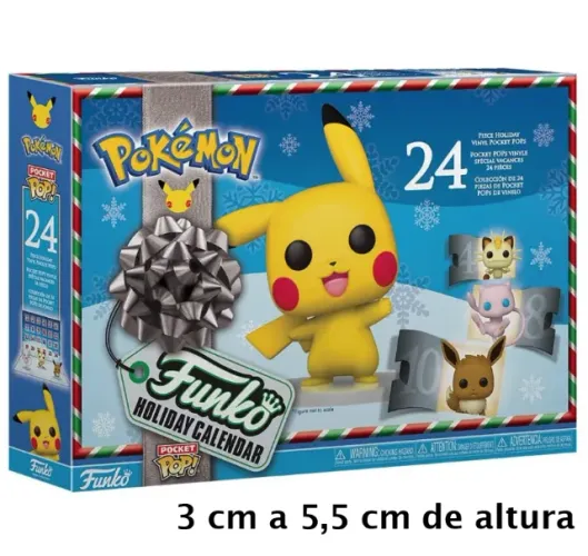 Funko Pop! Pokemon Holiday Calendar Advent 24 Pecas Usado (Usado)