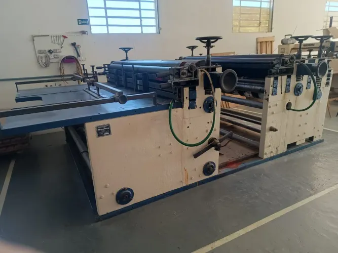 Máquinas para cartonagem de caixas de papelão impressora Flexográfica slotter corte vinco