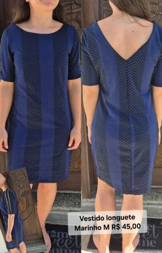 Vestido Marinho Midi M