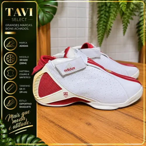 Adidas T-Mac 4 - Nº 43 BR - White/Red