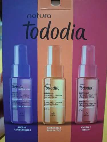 Kit natura body splash . 3 unidades de 60ml