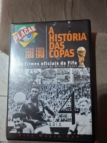 Dvd's O filme da copa 2002 + 4 DVD a história das copas