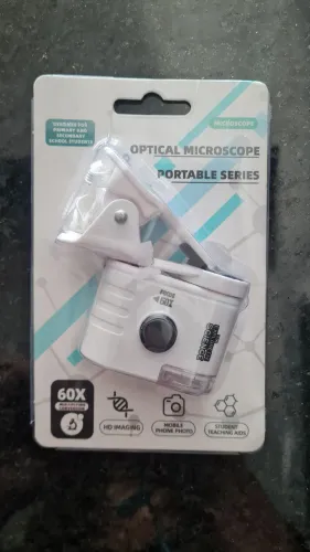 Lente microscópio portátil