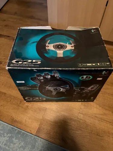 Logitech G25 Completo + Câmbio + Pedais + Caixa Original - Perfeito