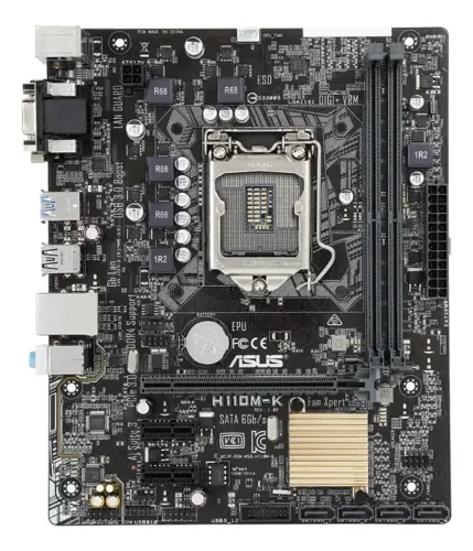 Placa Mãe ASUS H110M-K Rev. 1.02 (LGA 1151)
