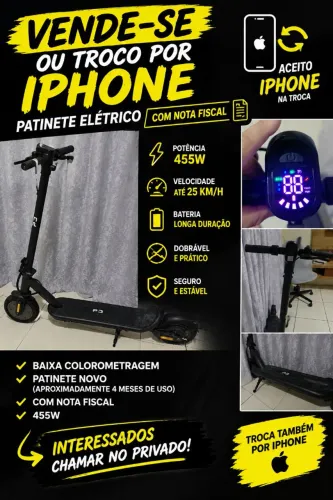 Patinete 450ww novo com nota