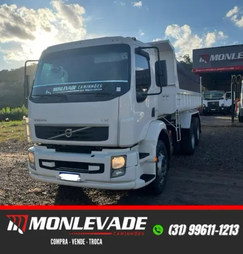 Caminhao Volvo VM 270 ( Apenas 70 mil KM ) - Ano 2013 - C/ Caçamba Basculante