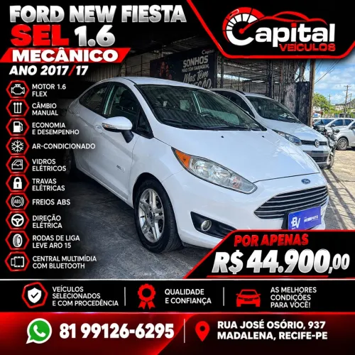 Ford Fiesta Sedan SEL 1.6 16V Flex Mec. 2017