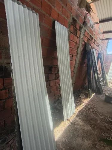 Telhas Eternit e cerâmica