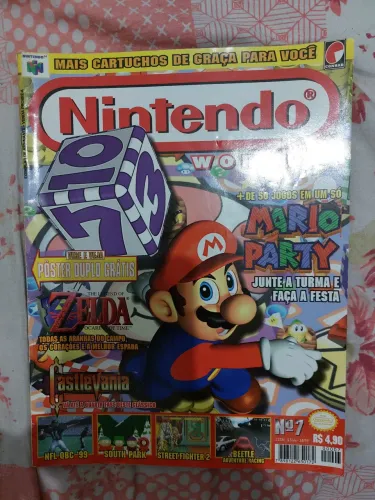 Revista Nintendo World 07 com pôster !!