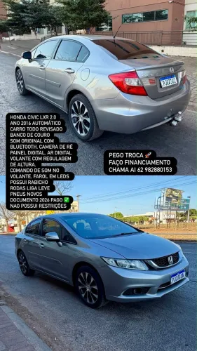 Honda Civic Sedan LXR 2.0 Flexone 16V Aut. 4P 2016