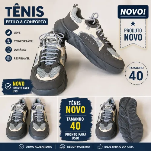 Tennis nunca usado