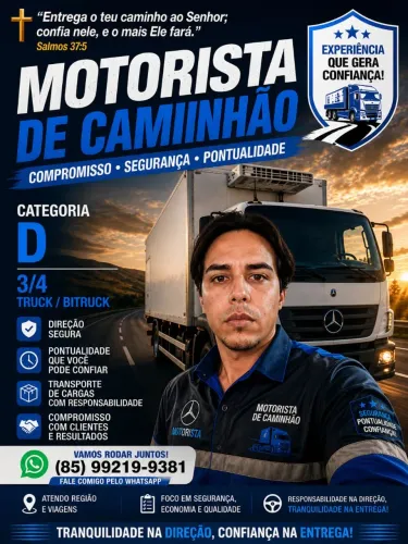 Motorista de caminhão 