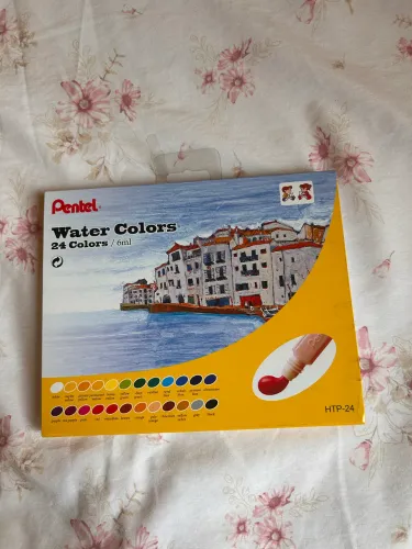 Aquarela Pentel 24 cores lacrada