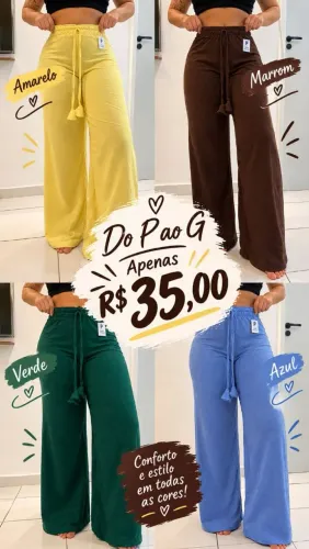 Calça Crepe duna