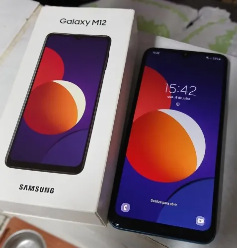 Samsung Galaxy M12, 64 GB - Marquinha de película