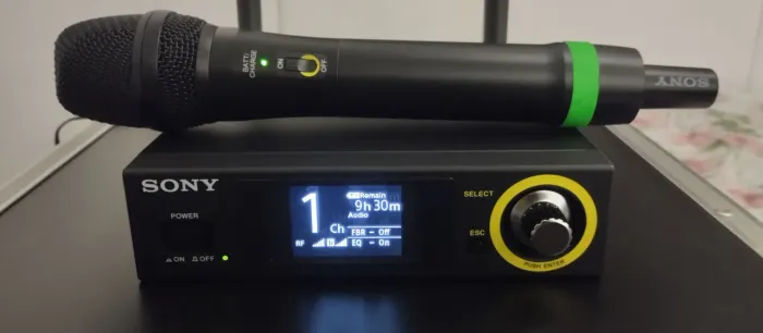 Microfone sem fio SONY DWZ m70 áudio 24bits digital não é shure nem sennheiser
